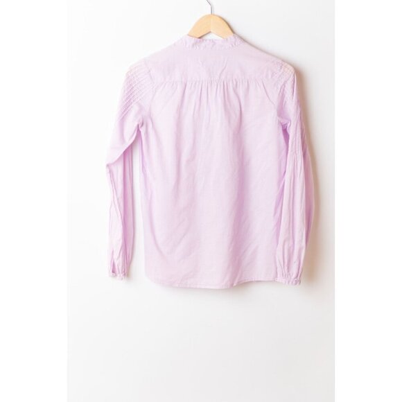 Rosie Pope Women Size M Maternity Top Pea in the Pod Pink Button Up 100% Cotton - Picture 8 of 8